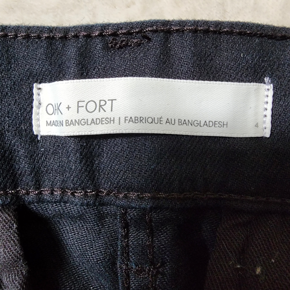 💙 OAK + FORT Black Cargo Pants - Picture 4 of 4